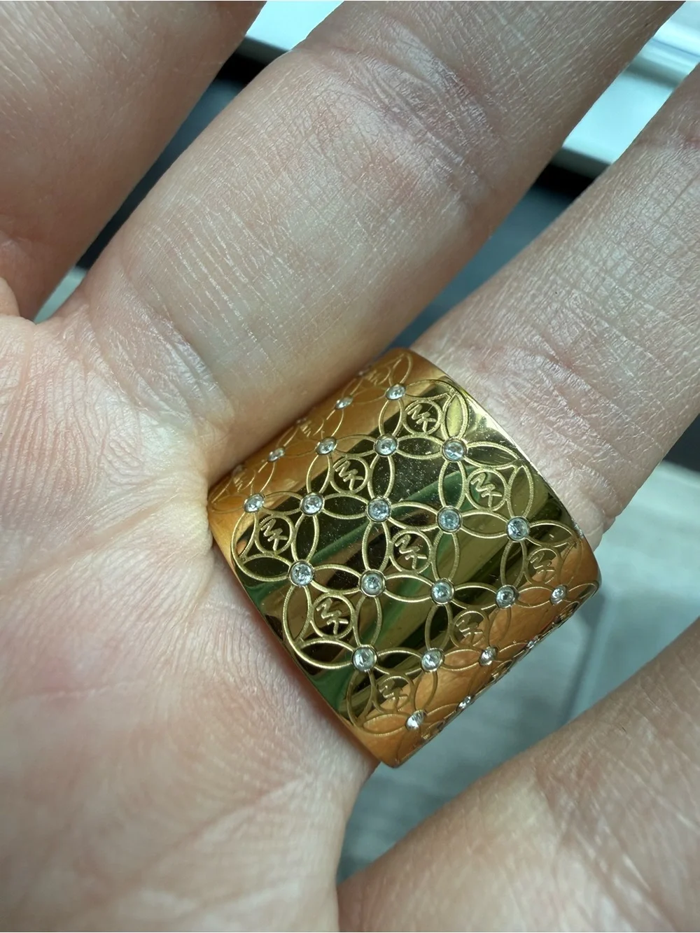 Michael Kors gold plated